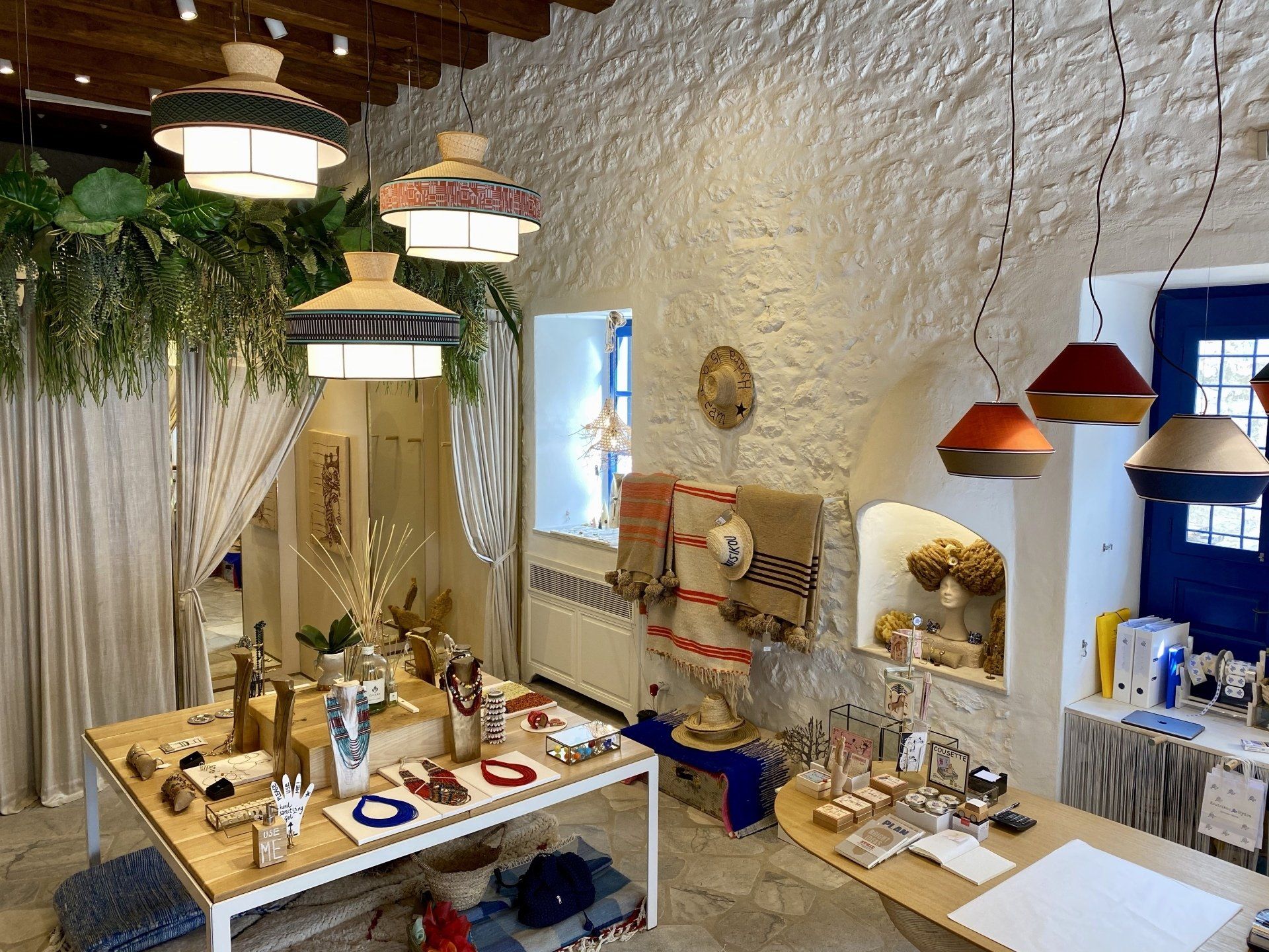Koutsikou Hydra, interiors and fashion shop on Hydra Island Greece