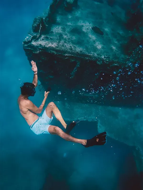 Wreck Snorkeling with Nakas Rentals on Hydra Island Greece.