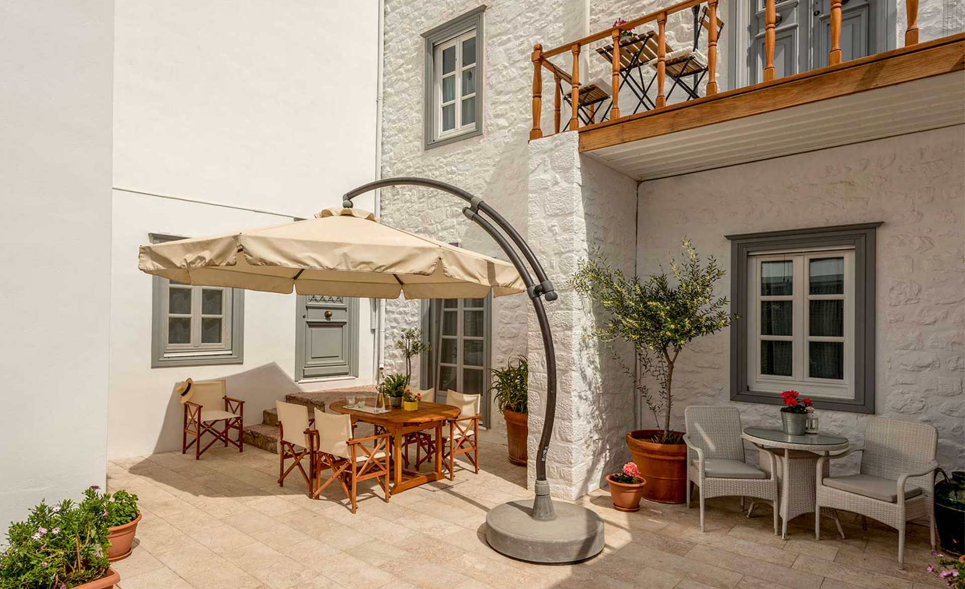 direct contact details and book direct to avoid reservation commission at the mistral hotel on hydra island greece