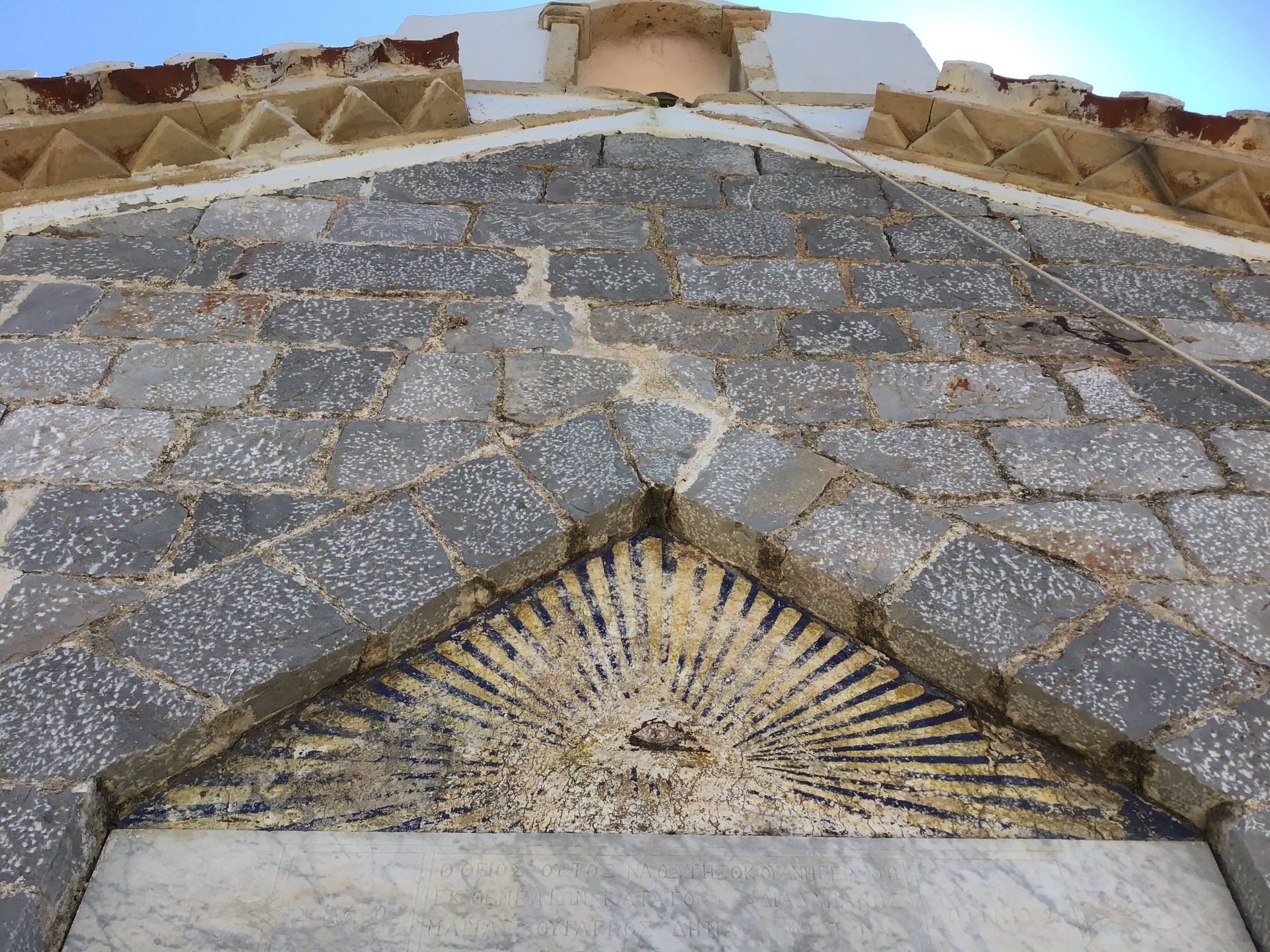 Views of Episkopi in the centre of Hydra Island Greece. A wonderful long walk on an off-season day with phenomenal views as a reward while you eat your picnic.
