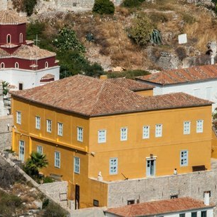 The preservation order on Hydra Island Greece