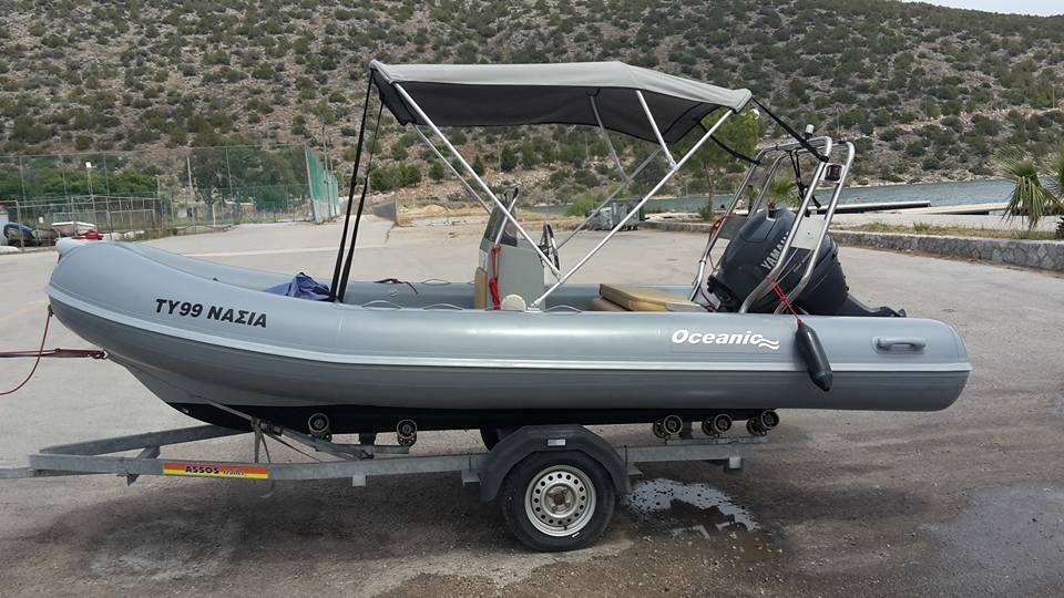 Nasia 66 boat rental or private daily cruise on Hydra Island Greece from Hydra Rent A Boat.
