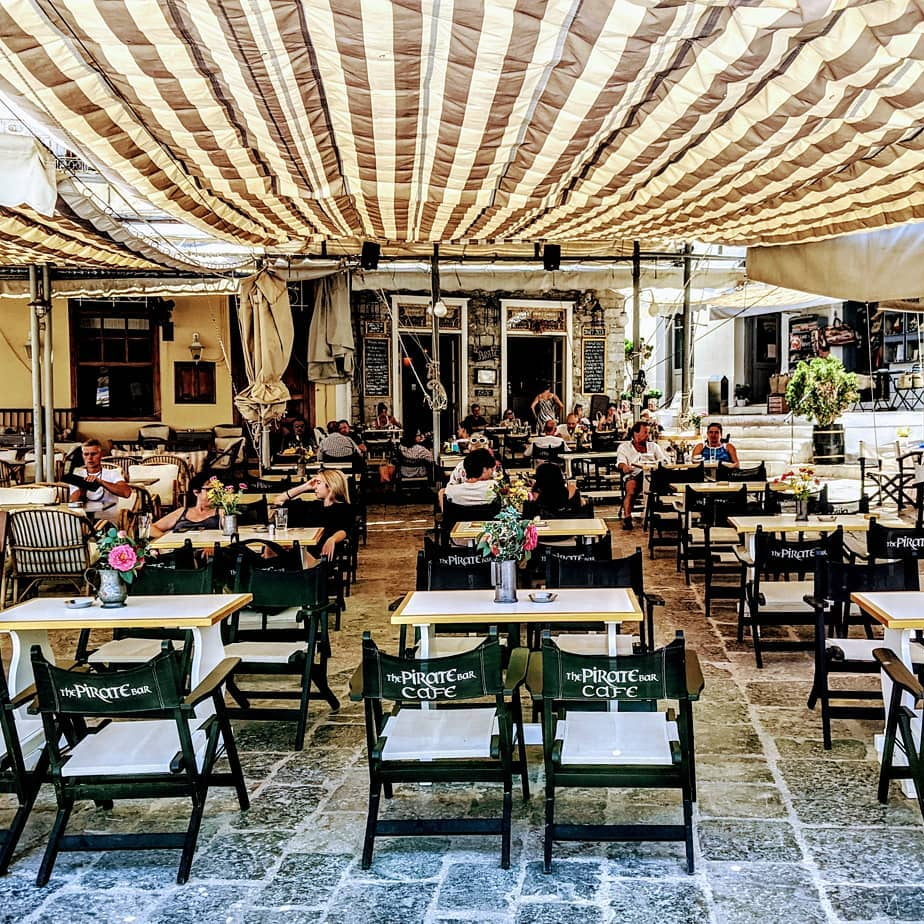 Pirate Bar on Hydra Island Greece