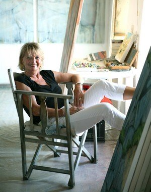 Pauline Keaney - Artist on Hydra Island Greece.