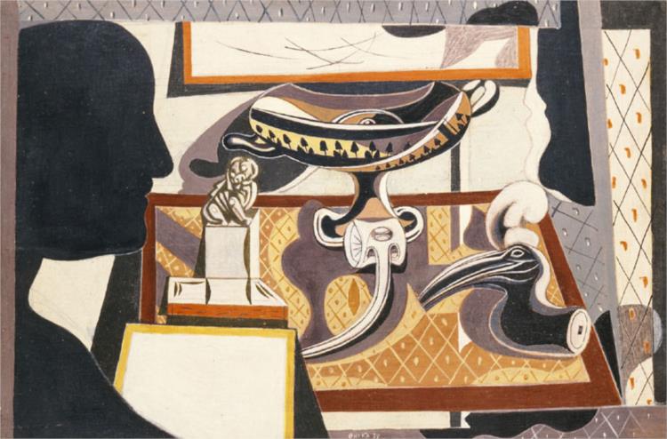 Substance & Shadow 1939 Nikos Hadjikyriakos-Ghikas, Hydra Artists