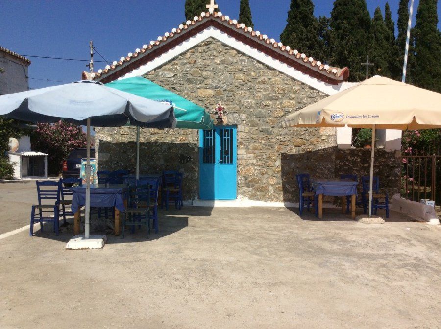 Metochi (mainland Greece), secure parking, then passenger ferry to Hydra Island Greece