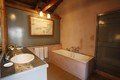 Bathrooms at Bratsera Hotel - Hydra hotels, accommodation on Hydra Island Greece.