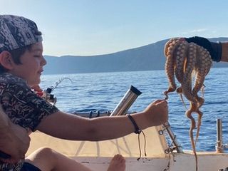 Fishing Trips on Hydra Island Greece with Dimitris and Hydra Fishing Trips