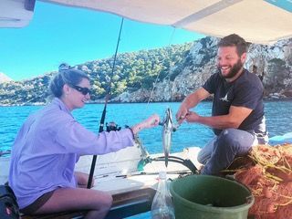 Fishing Trips on Hydra Island Greece with Dimitris and Hydra Fishing Trips