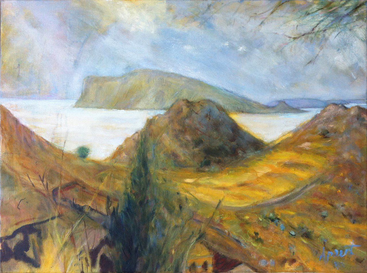Artist Jill Appert - artists on Hydra Island Greece, original paintings for sale.