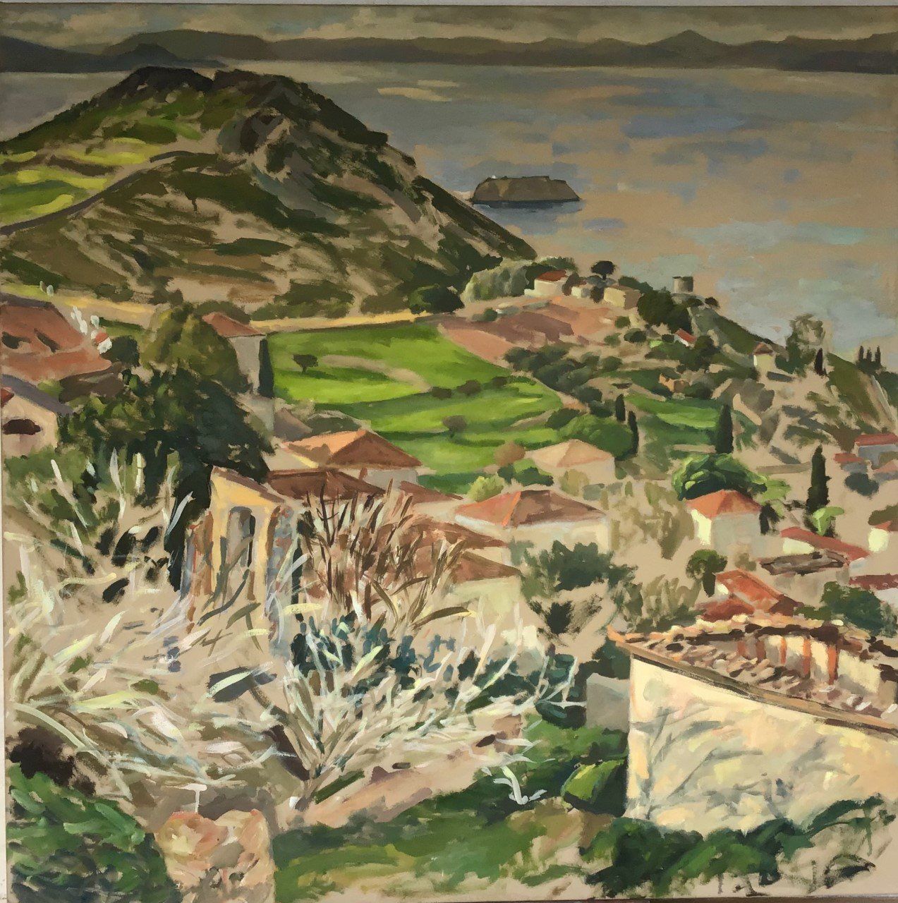 Artist Adam Shapiro, paintings from his Hydra Island collection - Artists on Hydra Island Greece.