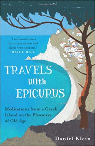 Book cover of Travels With Epicurus, written  by Daniel Klein with link from HydraDirect to Amazon
