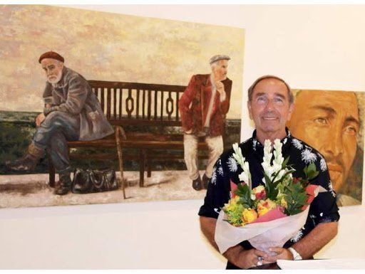 Δημήτρης Αλεξάνδρου Φατούρου, Dimitris Alexandros Fatouros, Artists on Hydra Island Greece.