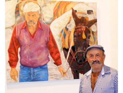 Δημήτρης Αλεξάνδρου Φατούρου, Dimitris Alexandros Fatouros, Artists on Hydra Island Greece.