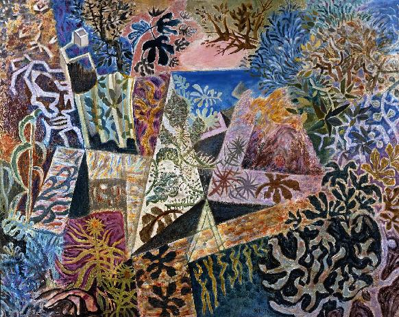 Wild Garden 1959 Nikos Hadjikyriakos-Ghikas, Hydra Artists
