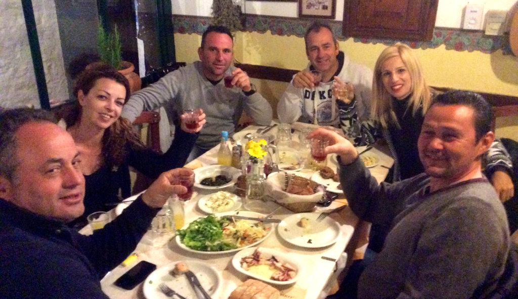 cosy winter dinners Winter Holidays on Hydra Island Greece, on HydraDirect