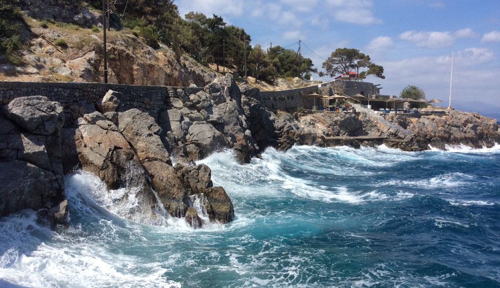 windy afternoons Winter Holidays on Hydra Island Greece, on HydraDirect