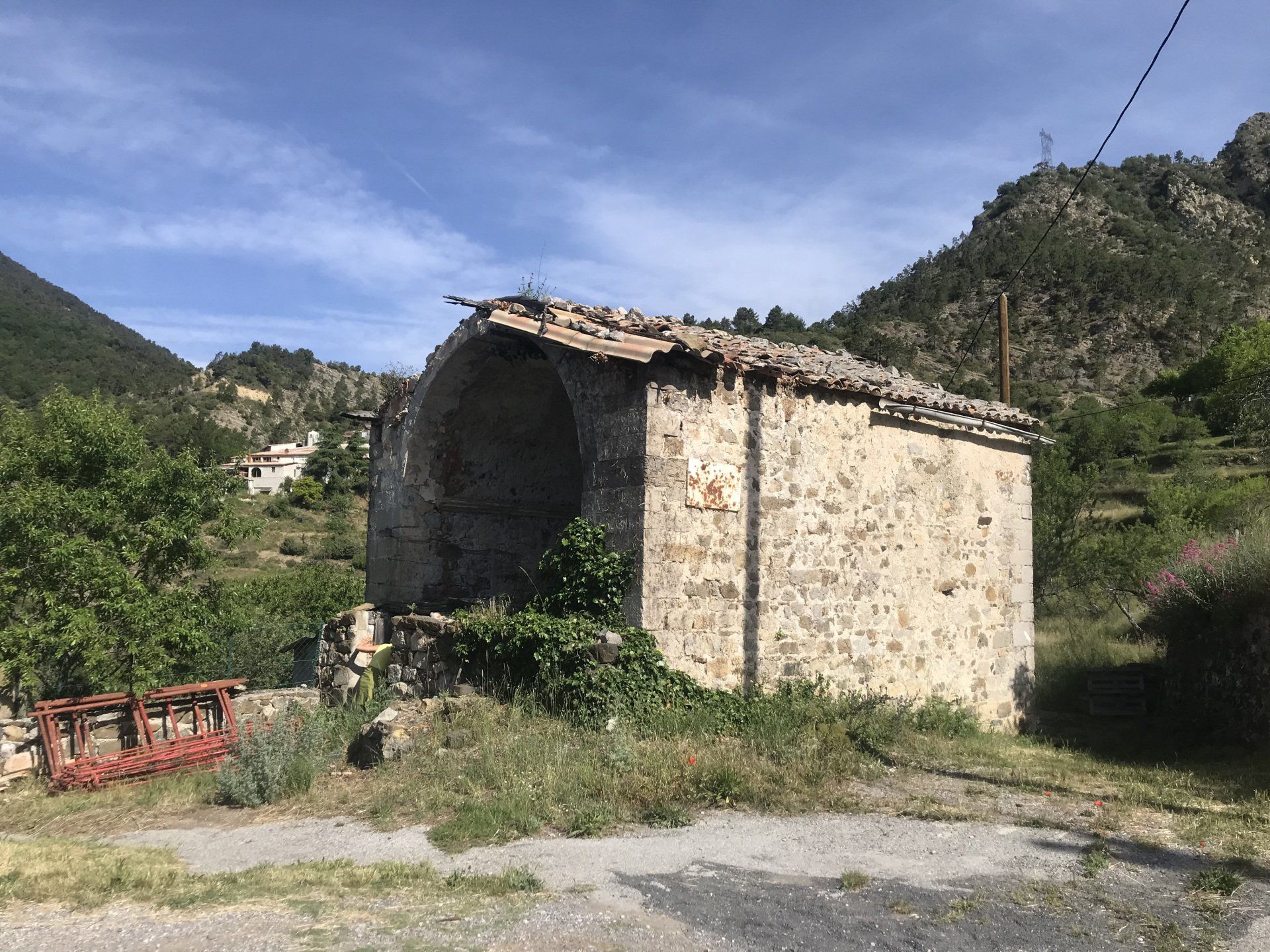 Restauration Chapelle Saint Sébastien Utelle Alpes-Maritimes