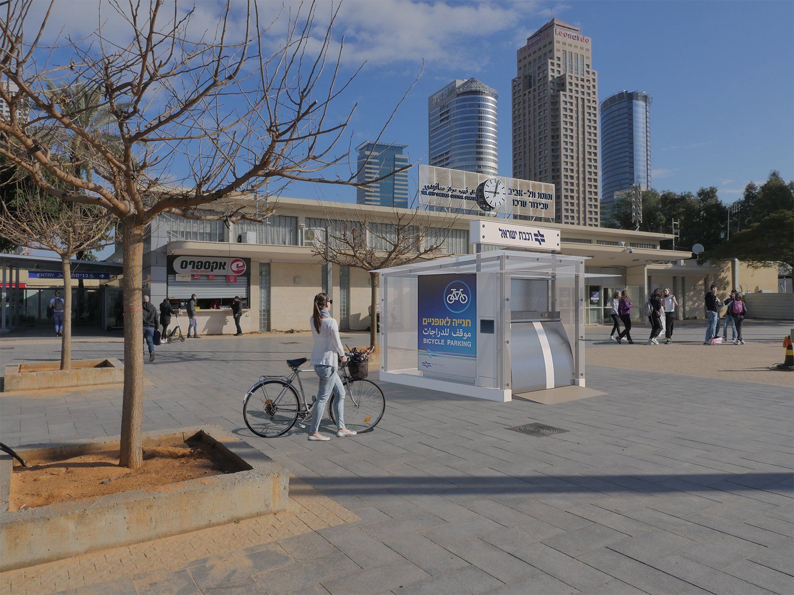 Automated bicycle parking biceberg