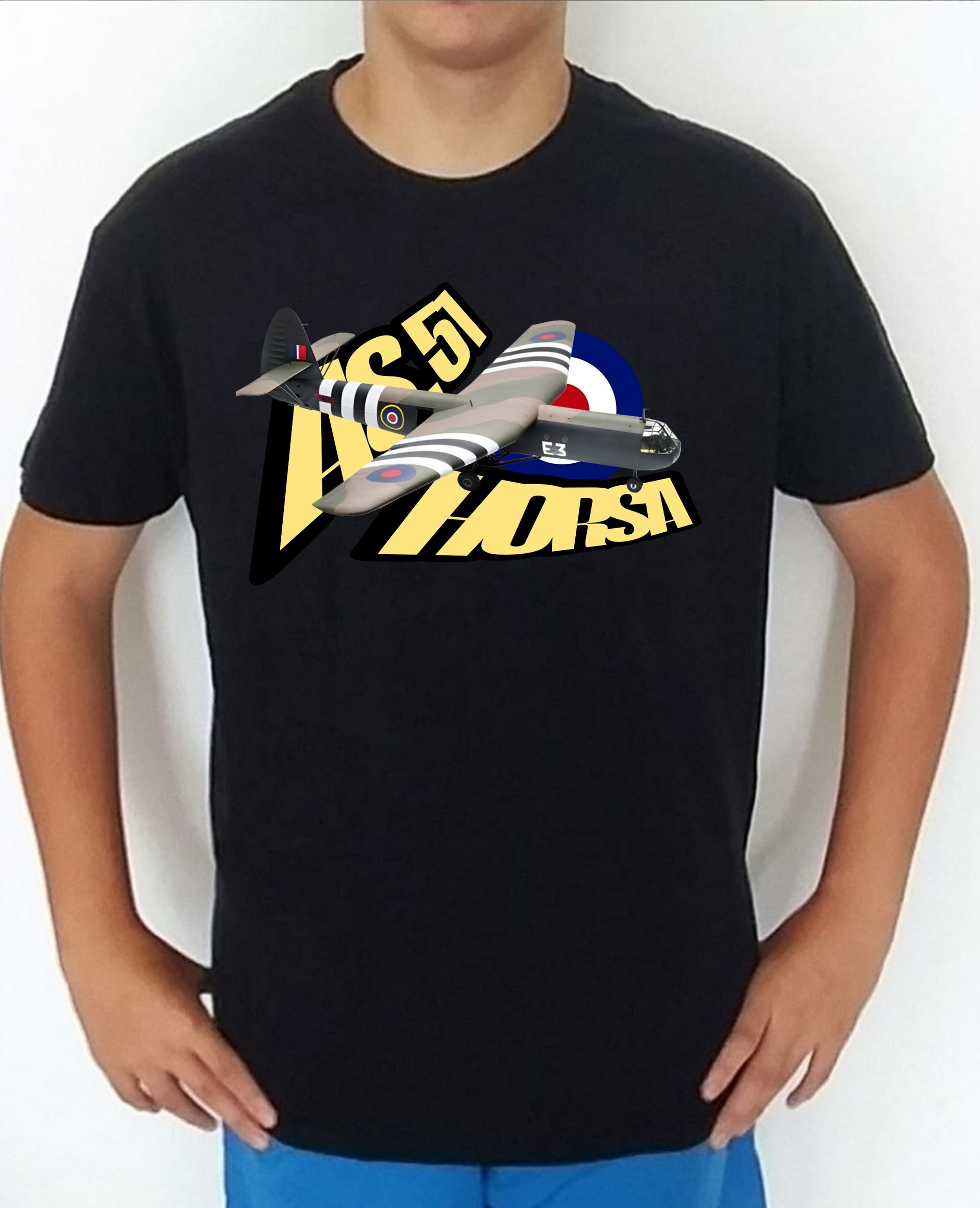 Camiseta aviones combate 2WW UK Airspeed AS-51 Horsa nº1 Camiseta, t-shirt, playera, del catálogo de CamisetasMilitares.com en la colección aviones de combate 2 W.W. de UK Inglaterra Airspeed AS-51 Horsa