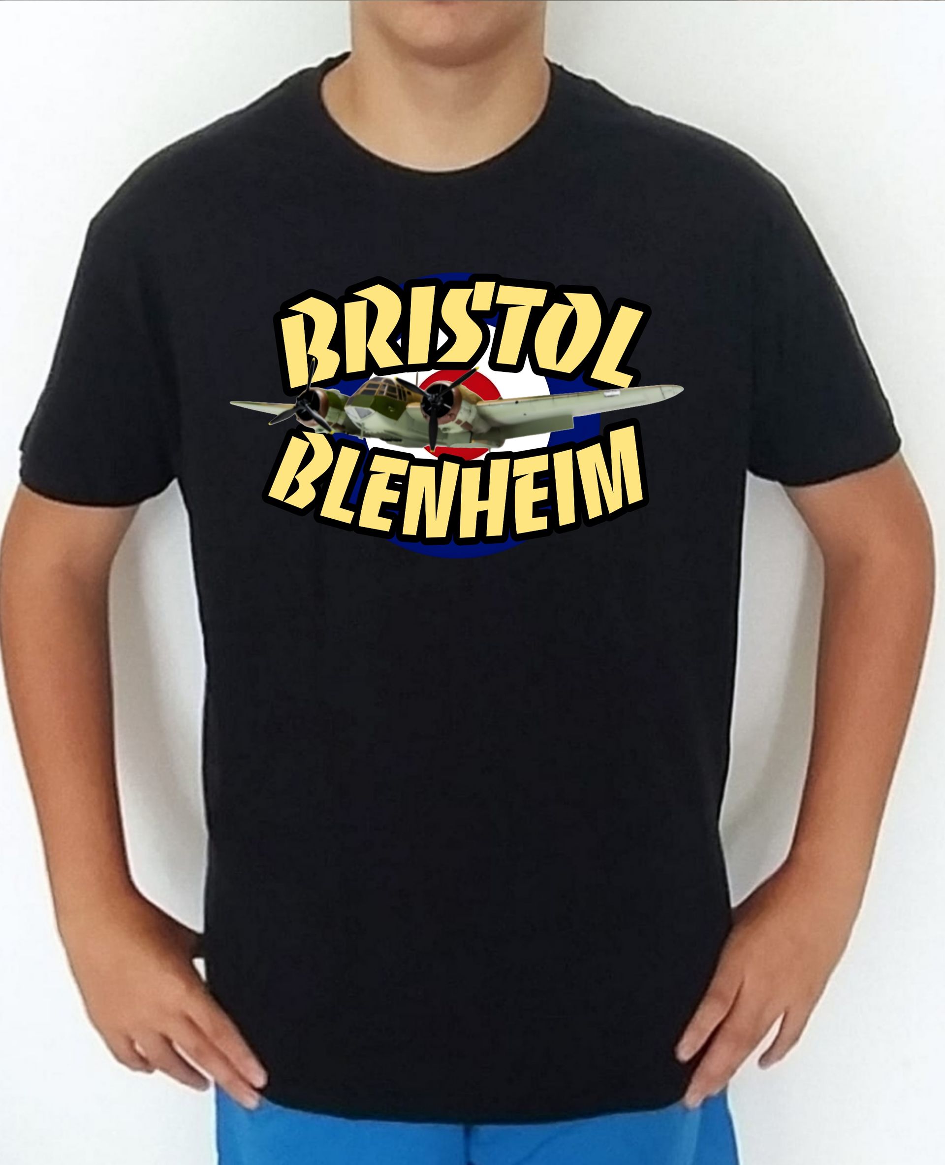 Camiseta aviones combate 2WW UK Bristol 142 Blenheim nº 2 Camiseta, t-shirt, playera, del catálogo de CamisetasMilitares.com en la colección aviones de combate 2 W.W. de UK Inglaterra Bristol 142 Blenheim