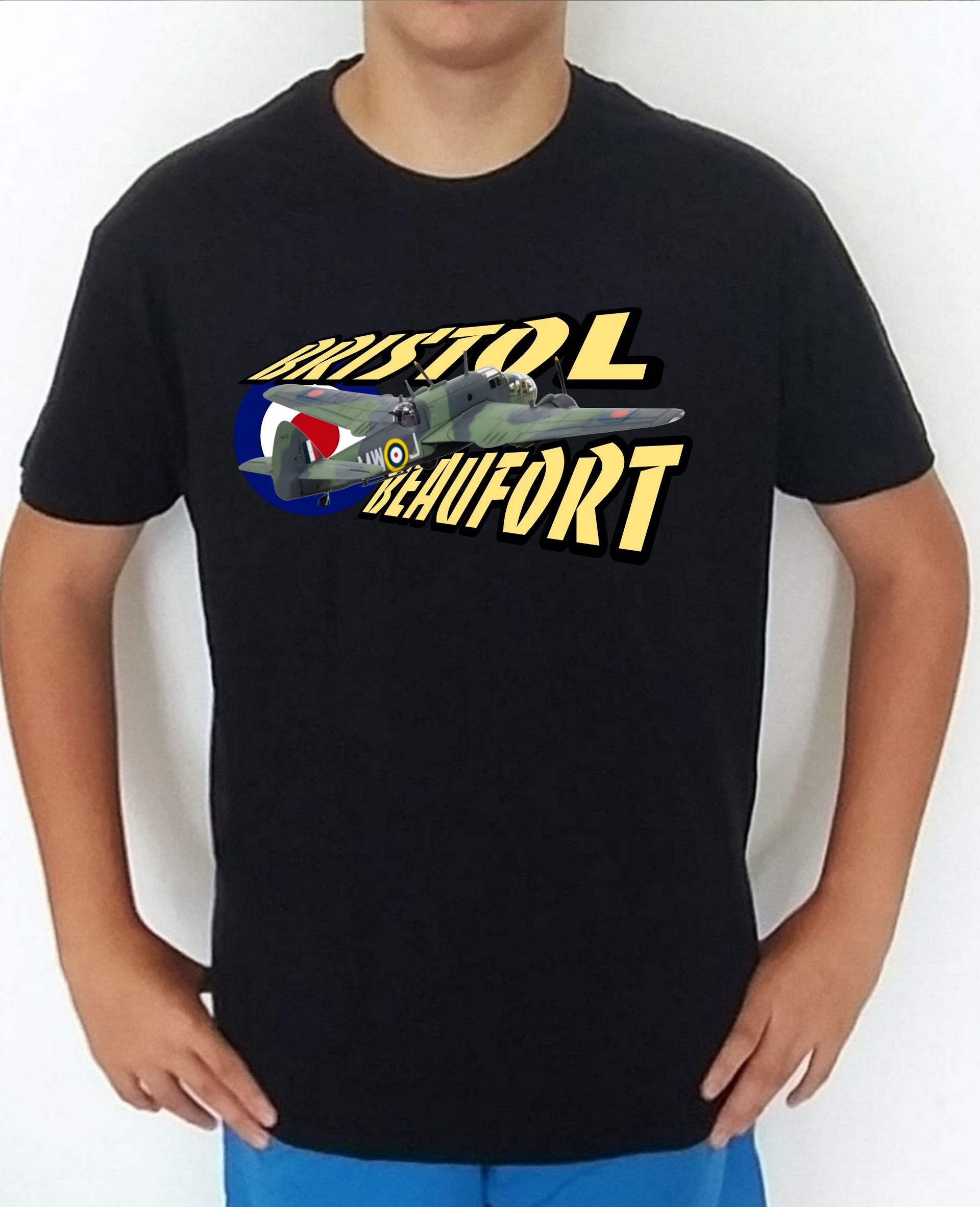 Camiseta aviones combate 2WW UK Bristol 152 Beaufort nº4 Camiseta, t-shirt, playera, del catálogo de CamisetasMilitares.com en la colección aviones de combate 2 W.W. de UK Inglaterra Bristol 152 Beaufort