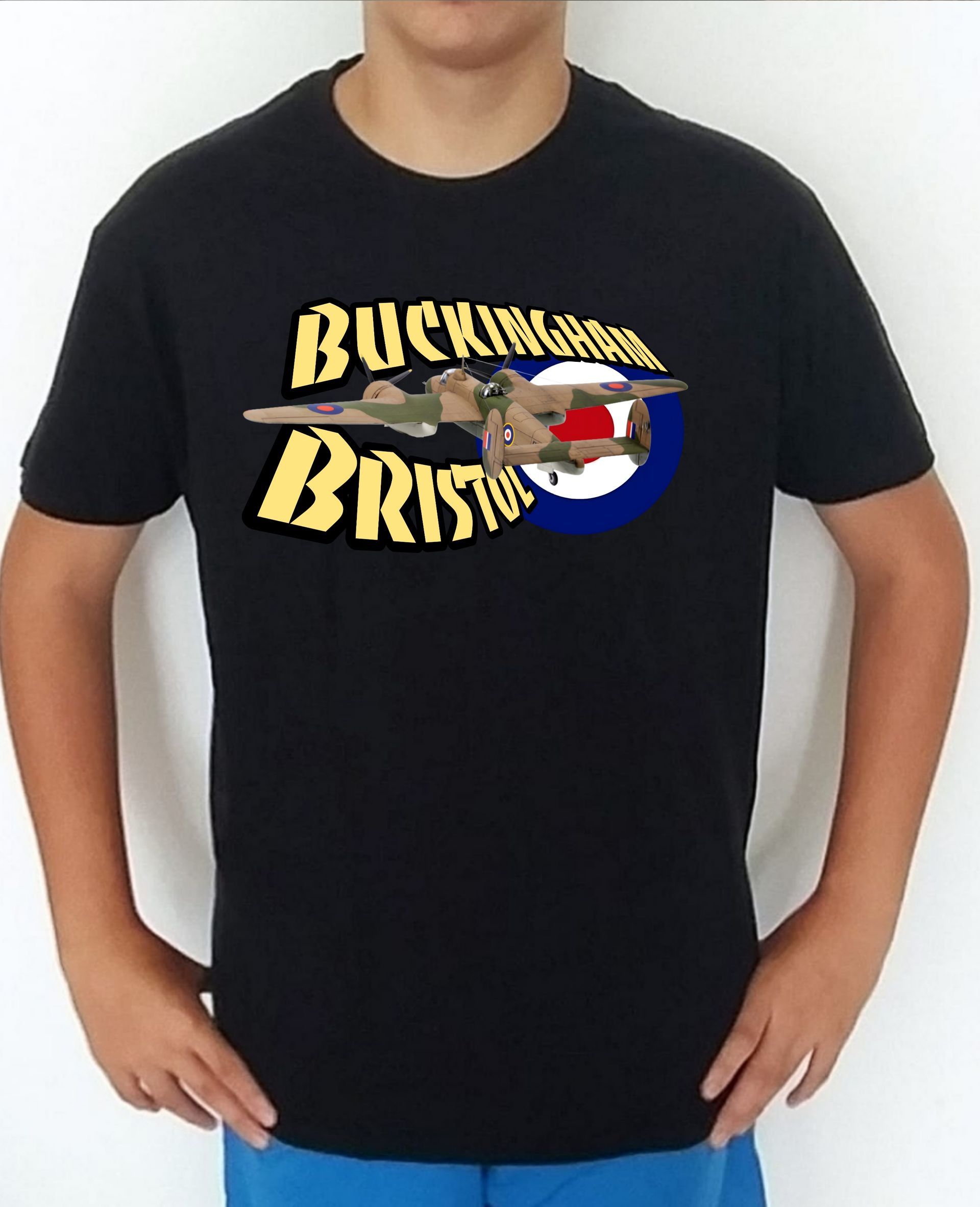 Camiseta aviones combate UK Bristol 163 Buckingham nº3 Camiseta, t-shirt, playera, del catálogo de CamisetasMilitares.com en la colección aviones de combate 2 W.W. de UK Inglaterra Bristol 163 Buckingham