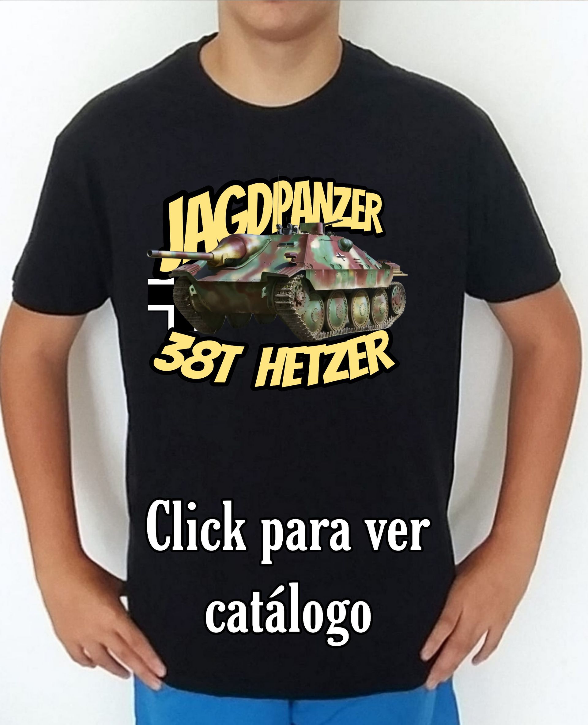 Colección camisetas carros de combate 2WW Alemania Jagdpanzer T-38 Hetzer Camiseta/t-shirt/playera, del catálogo de CamisetasMilitares.com en la colección carros de combate 2WW Alemania Jagdpanzer T-38 Hetzer