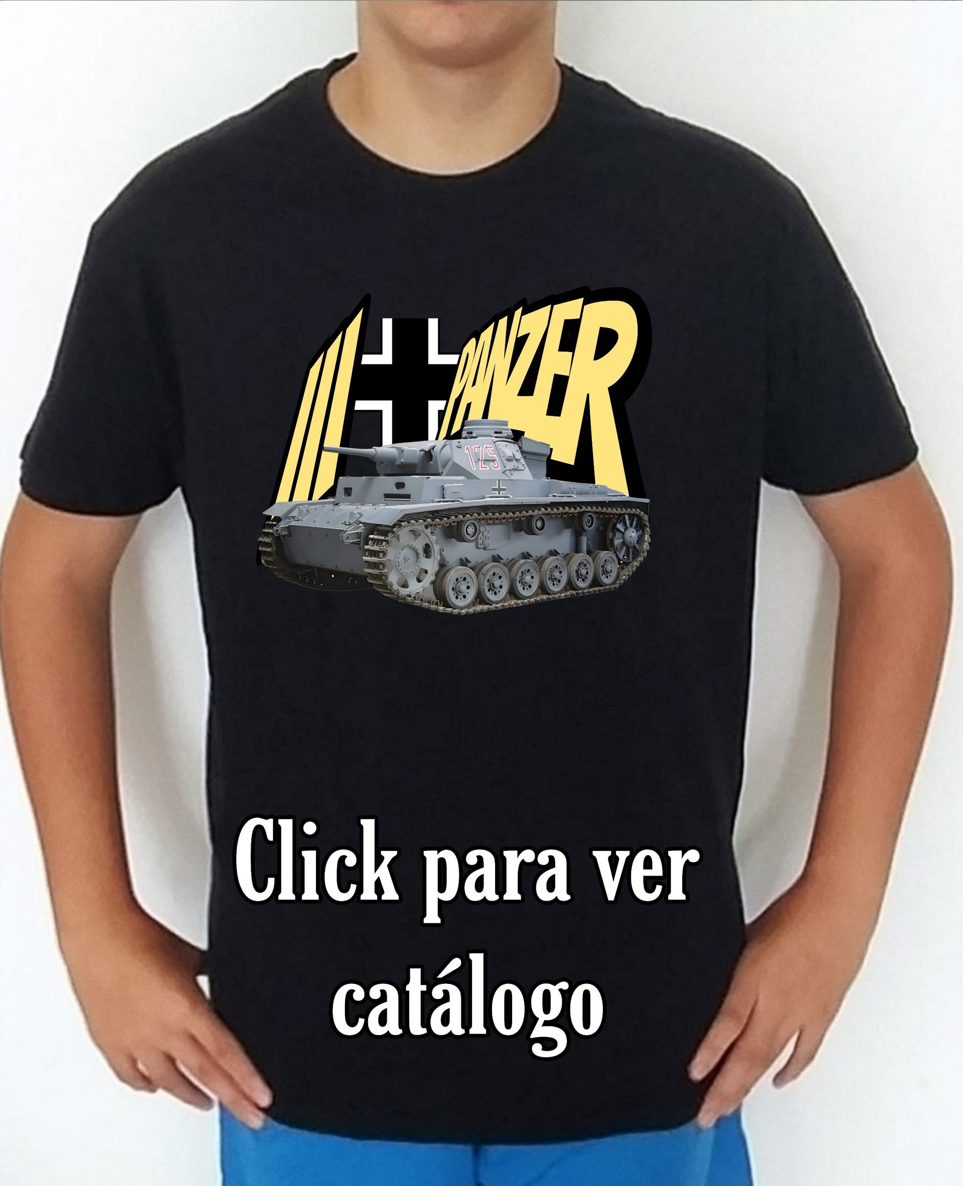 Colección camisetas carros de combate 2WW Alemania Panzer-3 Camiseta/t-shirt/playera, del catálogo de CamisetasMilitares.com  en la colección carros de combate 2WW Alemania Panzer-3
