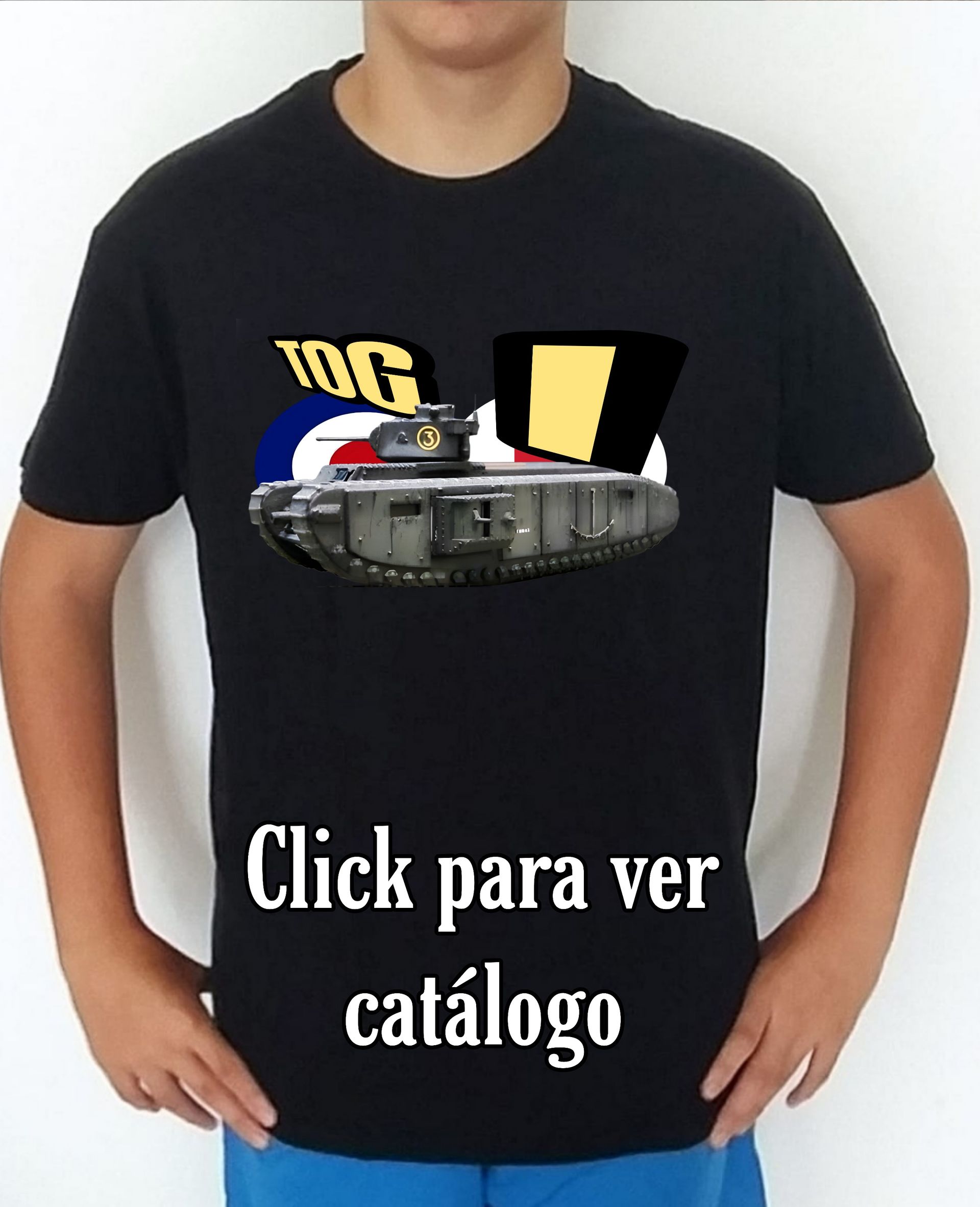 Colección camisetas carros de combate 2WW UK TOG 1 Camiseta/t-shirt/playera, del catálogo de CamisetasMilitares.com en la colección carros de combate 2WW UK TOG 1