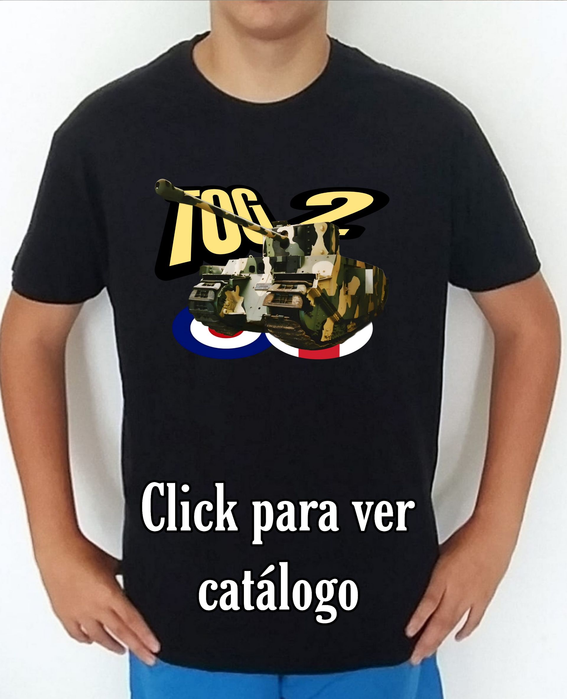 Colección camisetas carros de combate 2WW UK TOG 2 Camiseta/t-shirt/playera, del catálogo de CamisetasMilitares.com en la colección carros de combate 2WW UK TOG 2