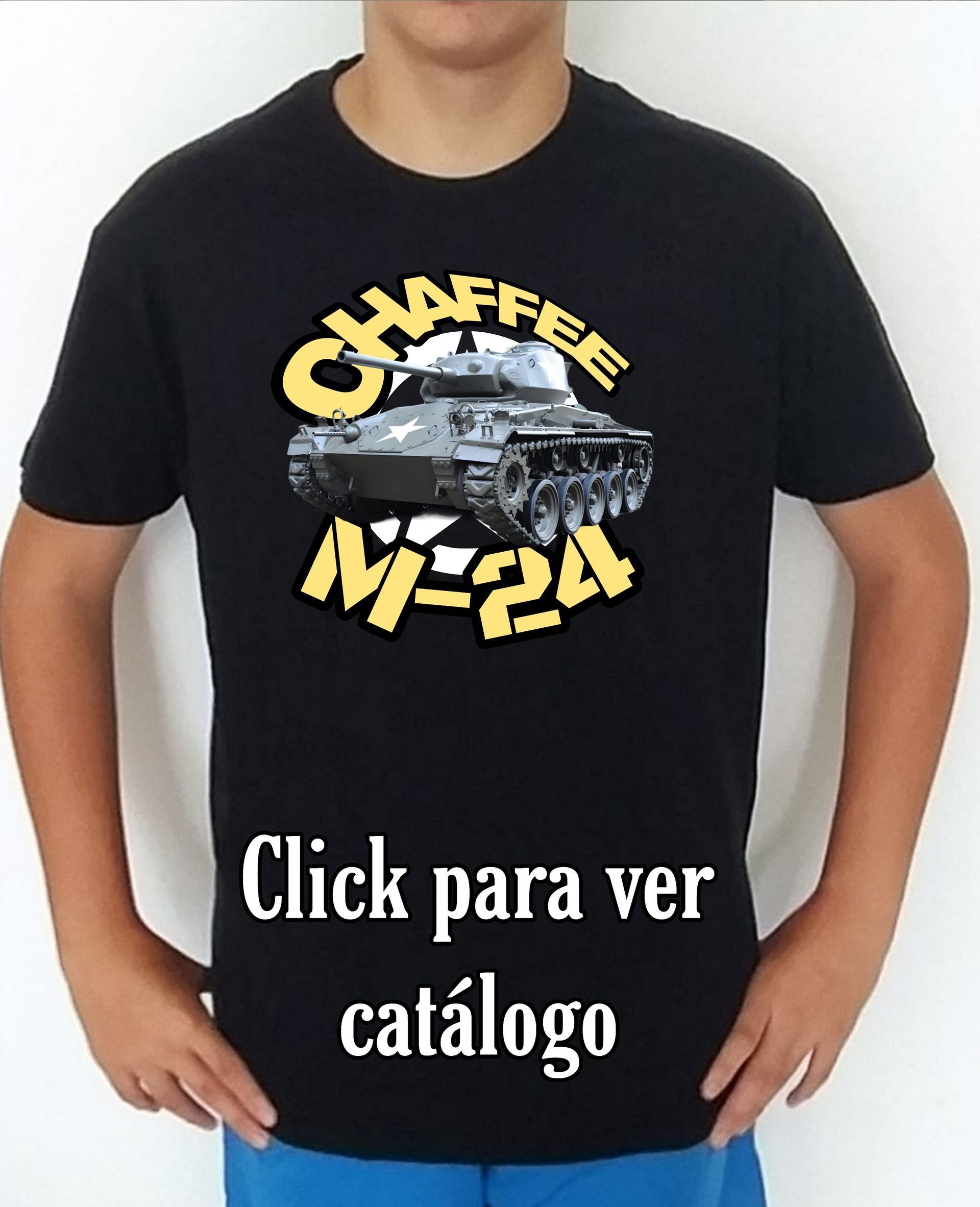 Catálogos carros de combate 2nd World War USA Camisetas/t-shirt/playeras, de los catálogo de CamisetasMilitares.com en las colecciones bélicas de carros de combate 2nd World War de Usa