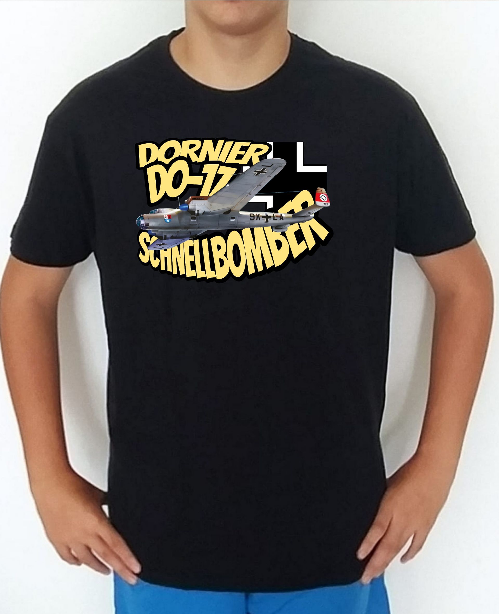 Camiseta aviones combate 2WW Dornier Do-17 Schnellbomber nº4 Camiseta, t-shirt, playera, del catálogo de CamisetasMilitares.com en la colección aviones de combate 2 W.W. de Alemania Dornier Do-17 Schnellbomber