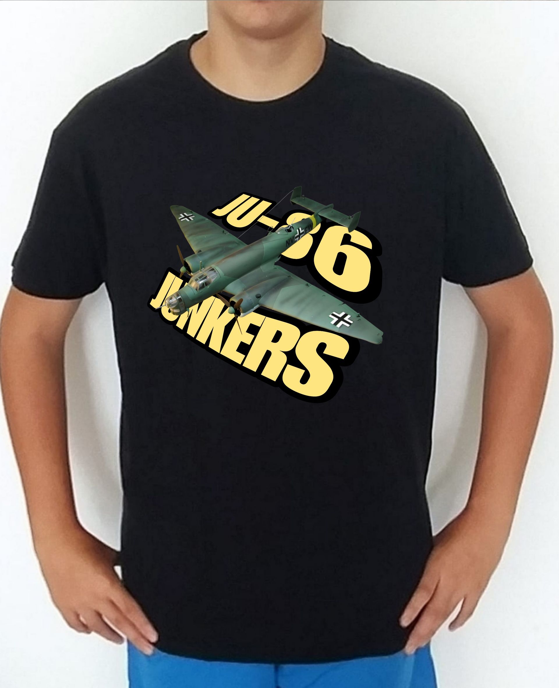 Camiseta aviones combate 2WW Alemania Junkers JU-86 nº3 Camiseta, t-shirt, playera, del catálogo de CamisetasMilitares.com en la colección aviones de combate 2 W.W. de Alemania Junkers JU-86