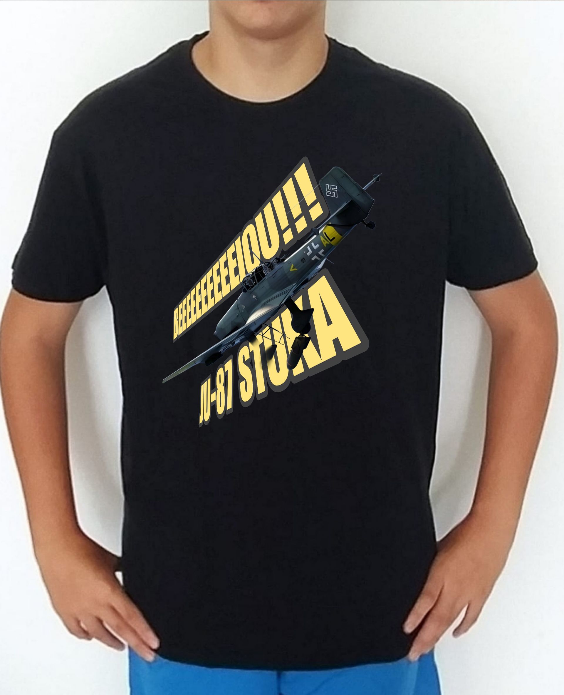 Camiseta aviones combate 2WW Alemania Junkers JU-87 Stuka nº 2 Camiseta, t-shirt, playera, del catálogo de CamisetasMilitares.com en la colección aviones de combate 2 W.W. de Alemania Junkers JU-87 Stuka