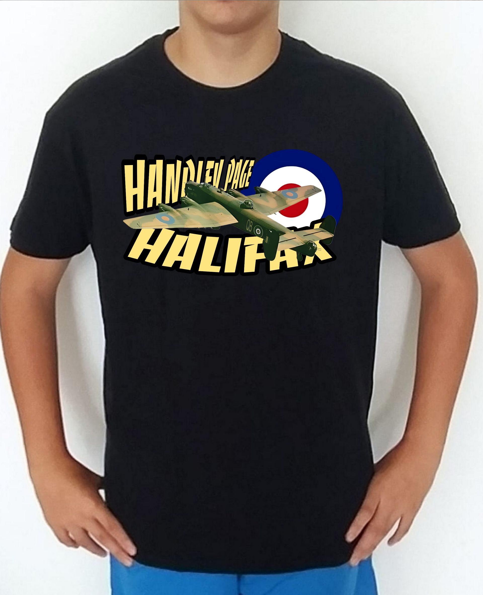 Camiseta aviones combate 2WW UK Handley Page Hampden nº1 Camiseta, t-shirt, playera, del catálogo de CamisetasMilitares.com en la colección aviones de combate 2 W.W. de UK Inglaterra Handley Page Hampden