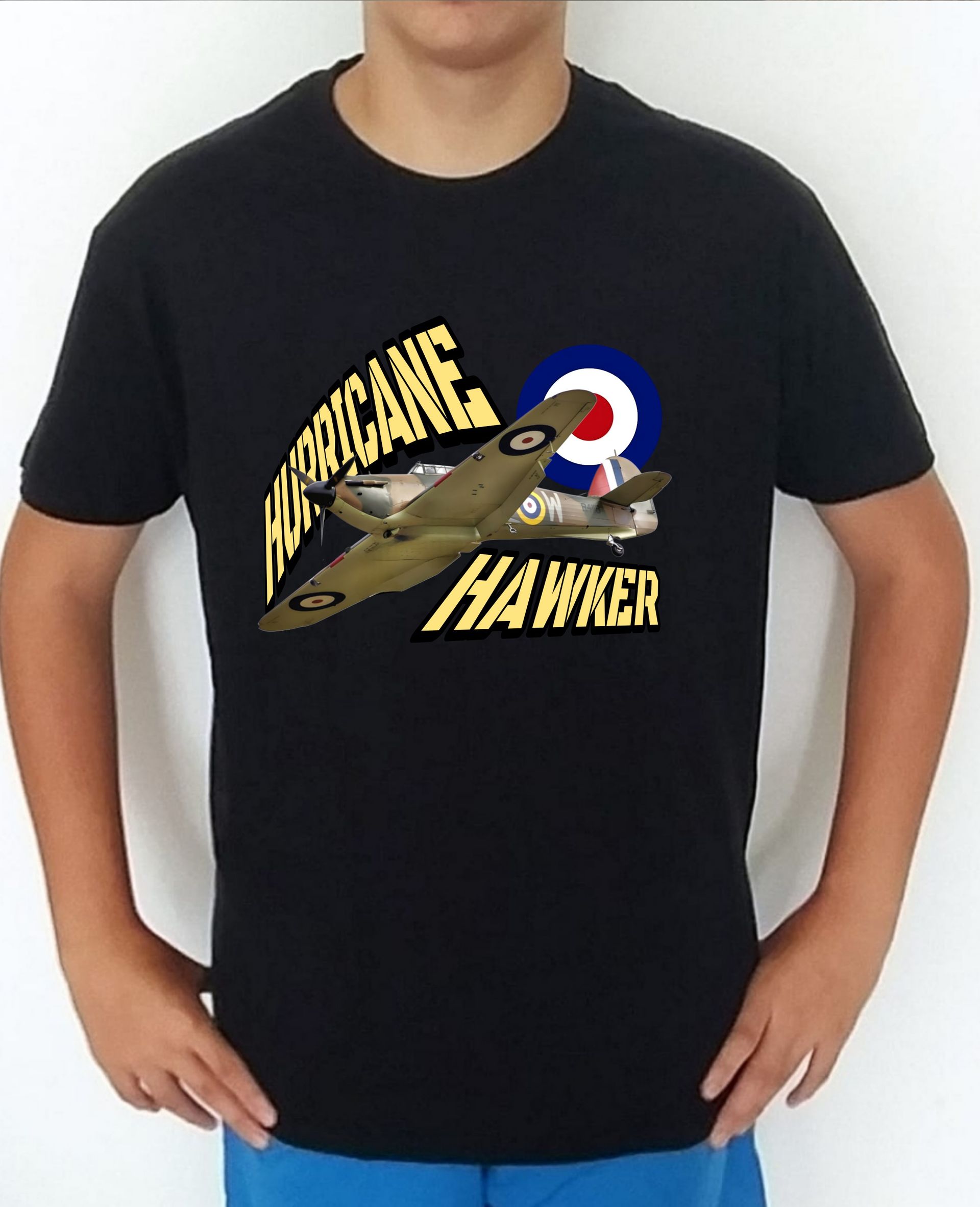 Camiseta aviones combate UK Hawker Hurricane nº3 Camiseta, t-shirt, playera, del catálogo de CamisetasMilitares.com en la colección aviones de combate 2 W.W. de UK Inglaterra Hawker Hurricane