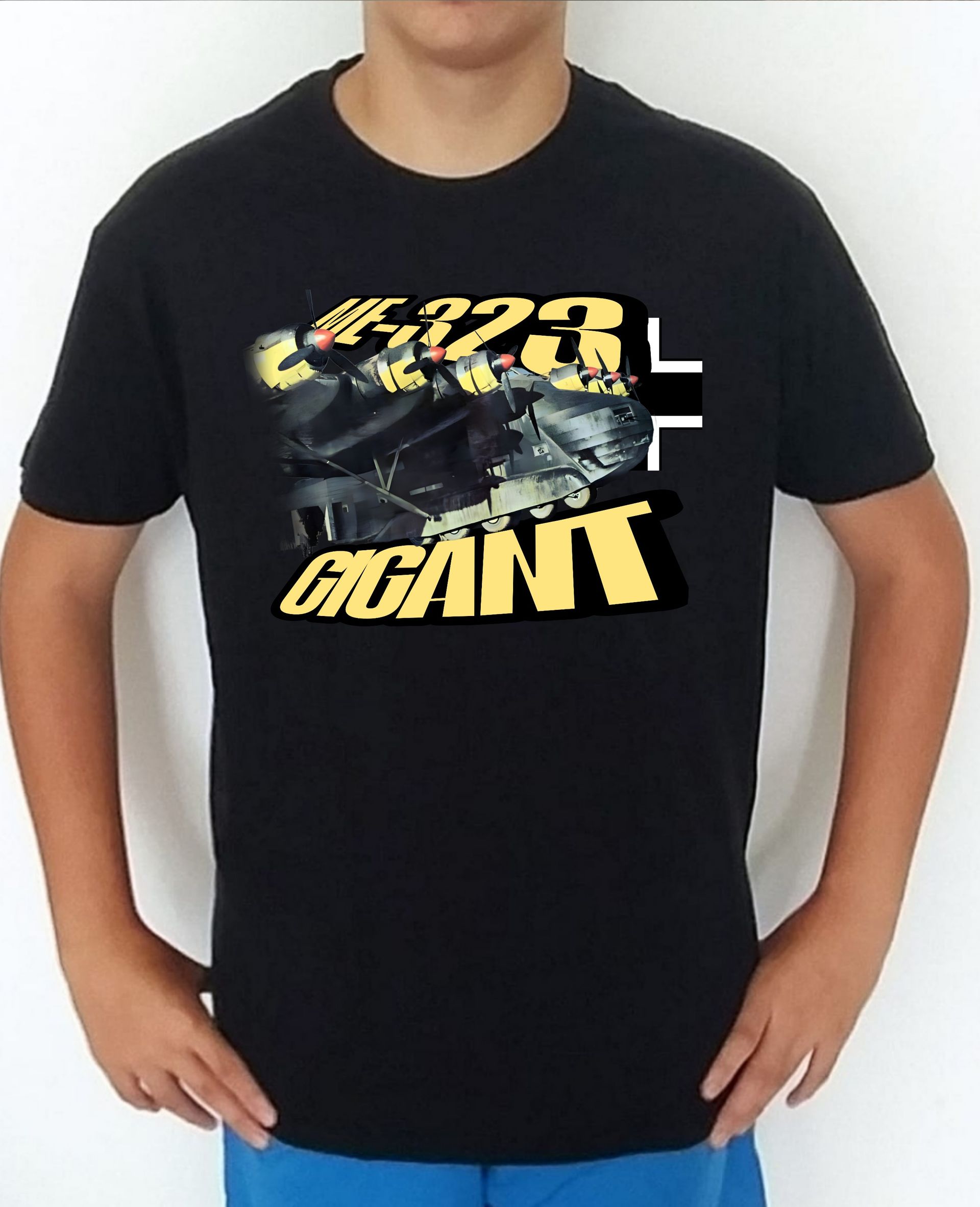 Camiseta aviones combate 2WW Alemania Messerschmitt ME323 nº4 Camiseta, t-shirt, playera, del catálogo de CamisetasMilitares.com  en la colección aviones de combate 2 W.W. de Alemania Messerschmitt ME323