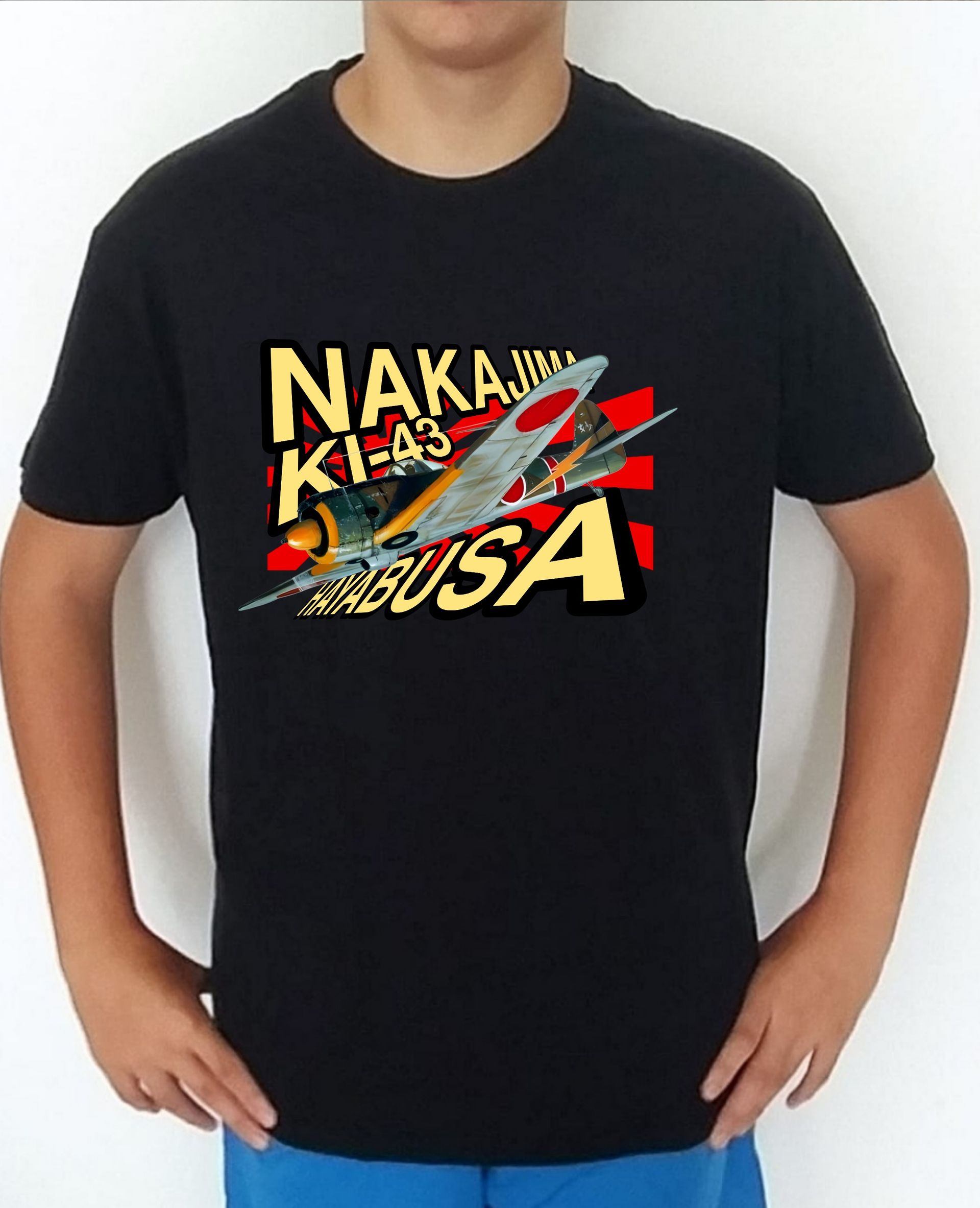 Camiseta aviones combate 2WW Japón Nakajima KI-43 Hayabusa nº 2 Camiseta, t-shirt, playera, del catálogo de CamisetasMilitares.com en la colección aviones de combate 2 W.W. de Japón Nakajima KI-43 Hayabusa