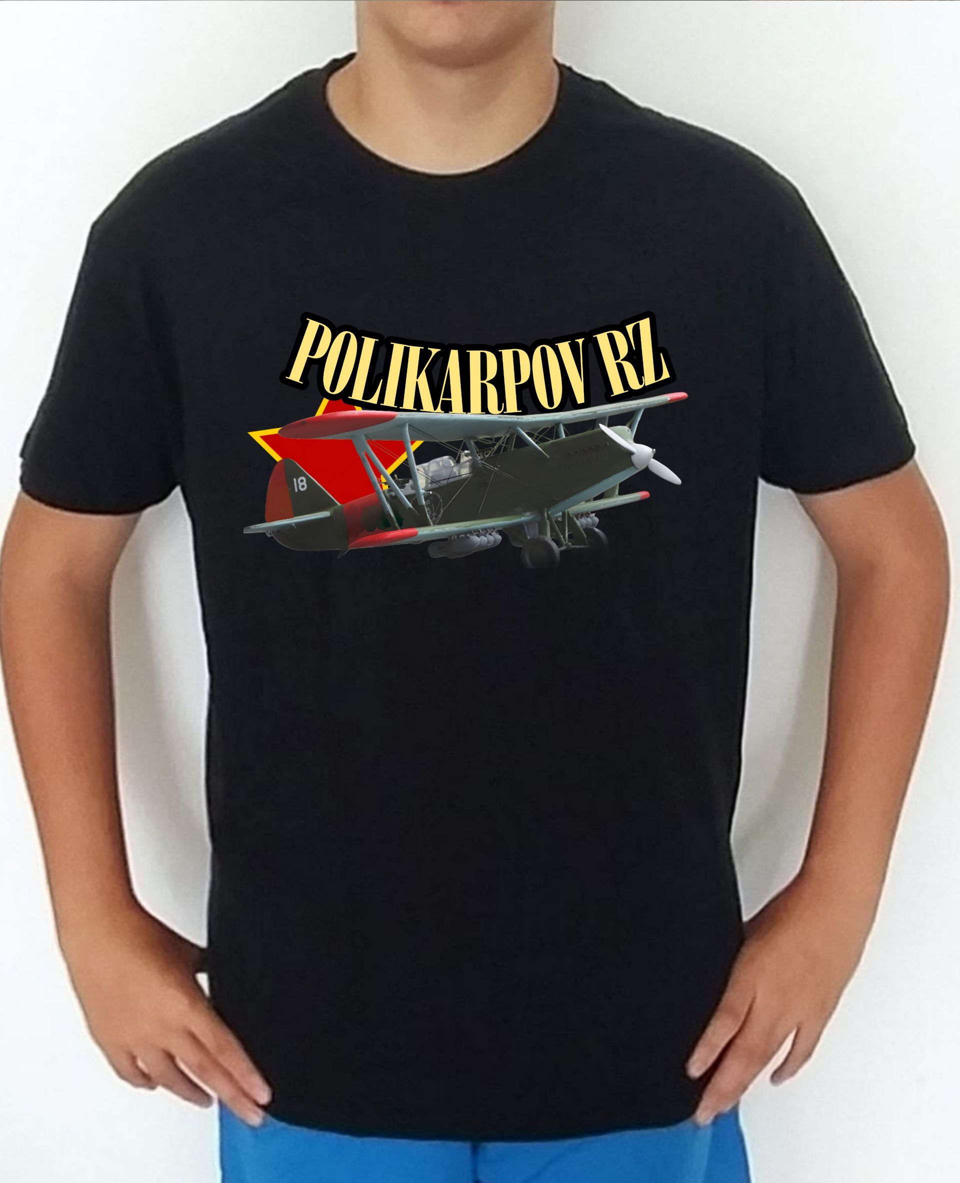 Camiseta aviones combate 2WW Rusia Polikarpov RZ Natacha nº1 Camiseta, t-shirt, playera, del catálogo de CamisetasMilitares.com  en la colección aviones de combate 2 W.W. de Rusia Polikarpov RZ Natacha