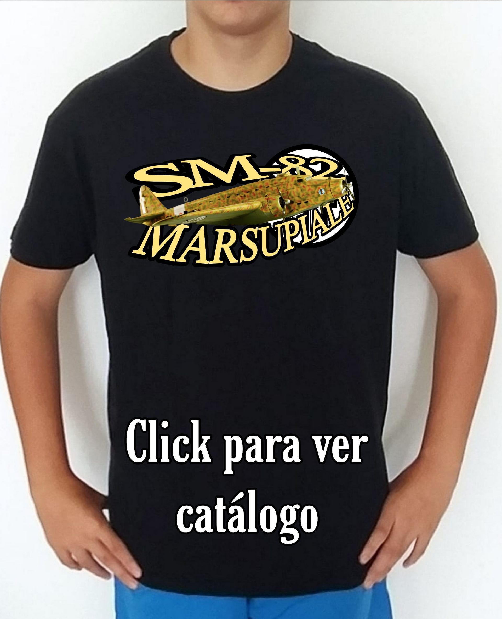 Colección camisetas aviones de combate 2WW Italia Savoia Marchetti SM-82 Marsupiale Camiseta/t-shirt/playera, del catálogo de CamisetasMilitares.com en la colección aviones de combate 2WW Italia Savoia Marchetti SM-82 Marsupiale