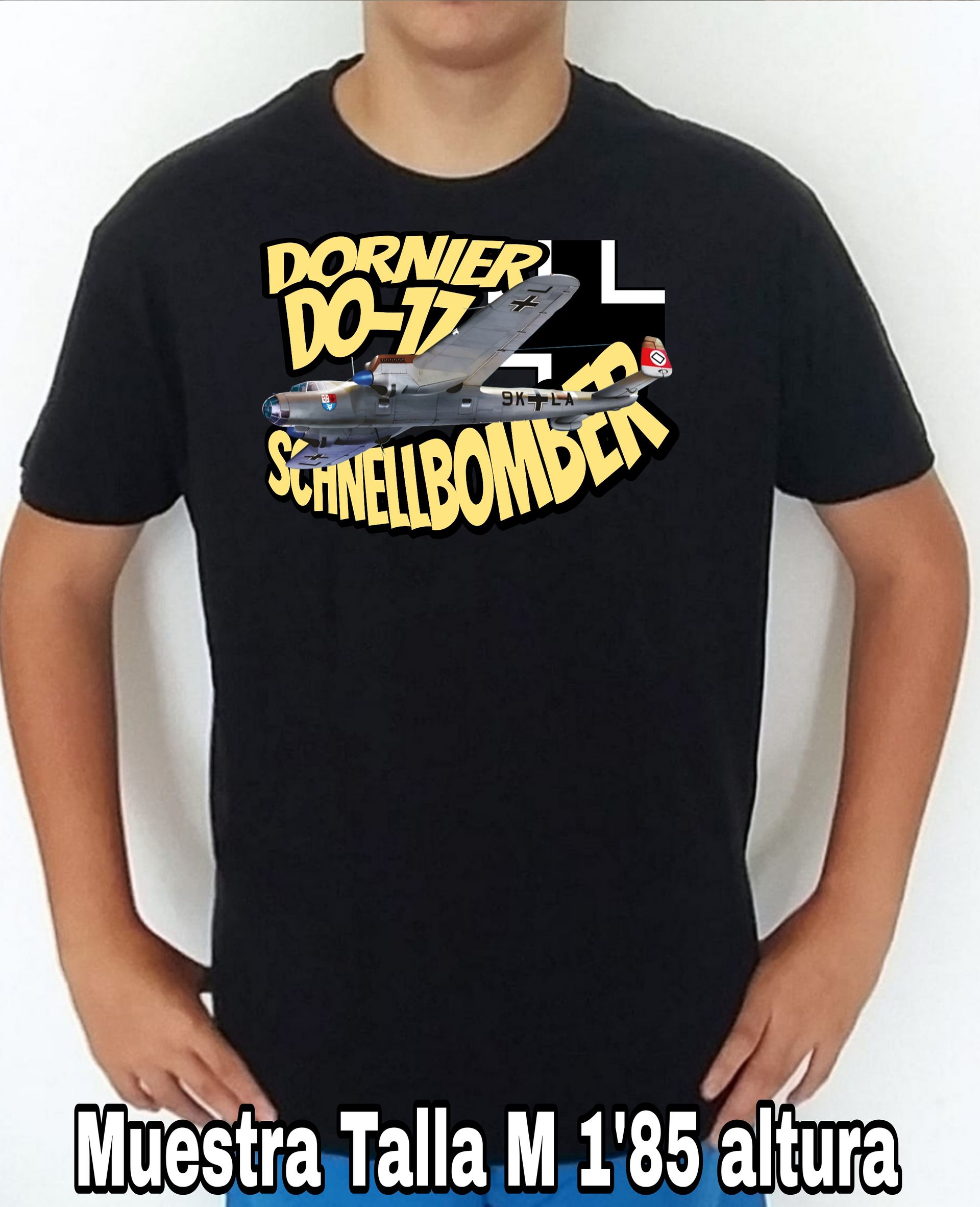 Camiseta aviones combate 2WW Dornier Do-17 Schnellbomber nº4 Camiseta, t-shirt, playera, del catálogo de CamisetasMilitares.com en la colección aviones de combate 2 W.W. de Alemania Dornier Do-17 Schnellbomber