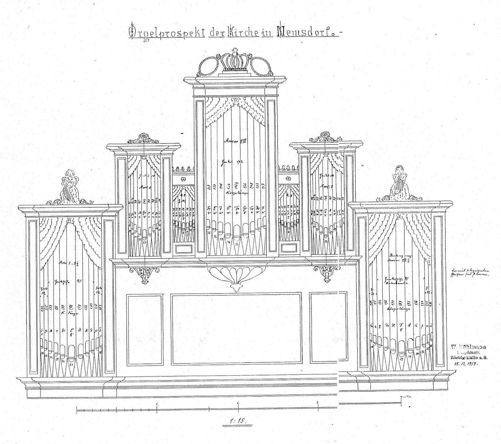 Orgelprospekt Nemsdorf