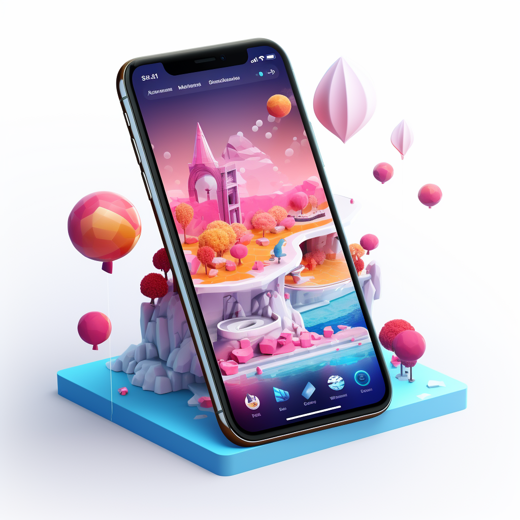 Graphic illustration of changing Instagram region settings