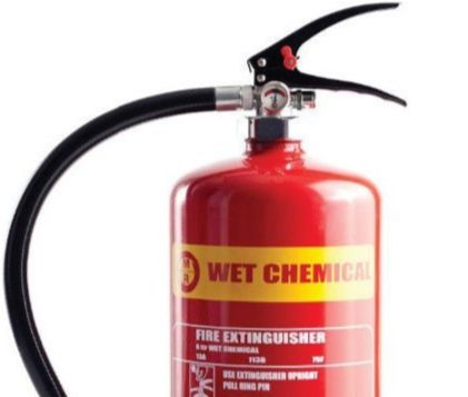 Wet chemical extinguishers tackle class A,B and F type fires
