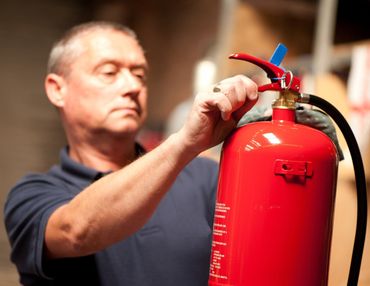Maintenance of fire extinguisher