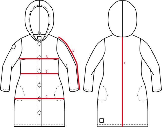 Damen Walkmantel Damen Walkmantel