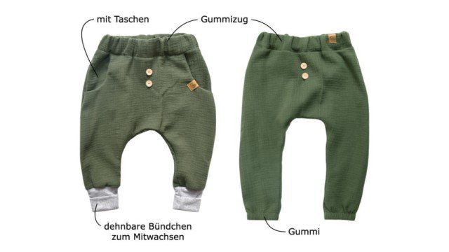 Musselin Pumphose Baby Musselin Pumphose Baby