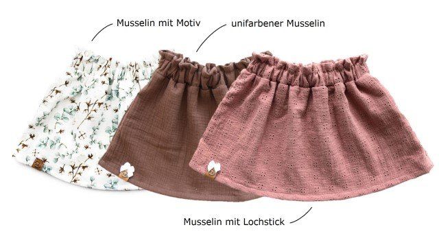 Musselin Röcke Mädchen Musselin Röcke Mädchen