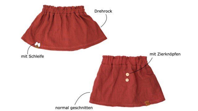 Musselin Drehrock Mädchen Musselin Drehrock Mädchen